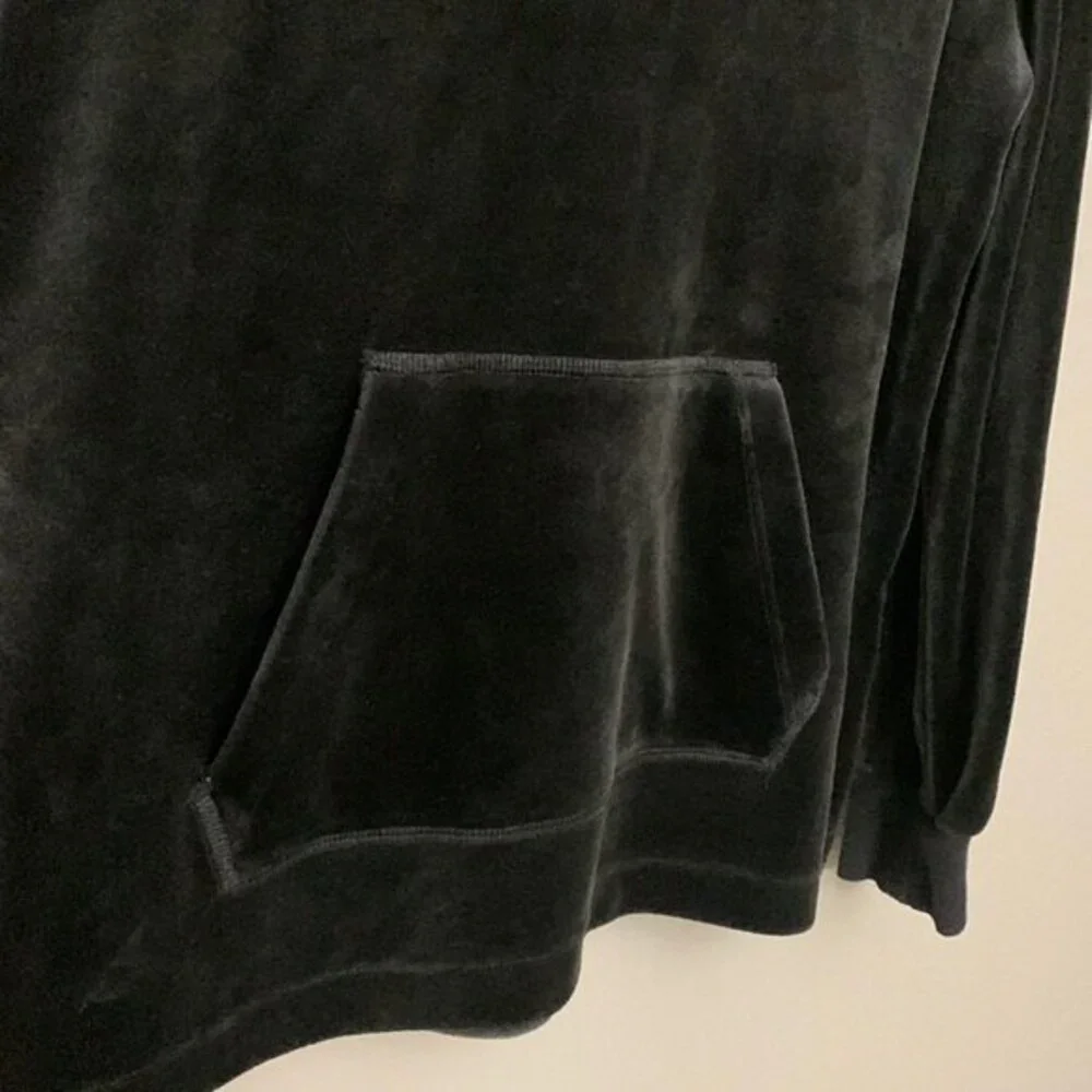 Justice Velvet velour Hoodie Pullover size 10 girl